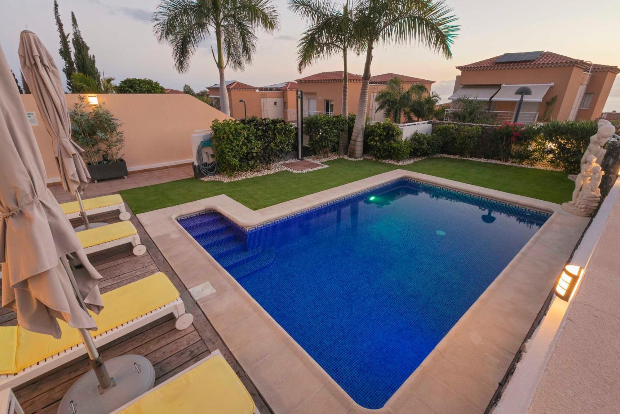 My Island Escape - Sea Views - Private Pool, Sauna Puerto de Santiago  Bagian luar foto