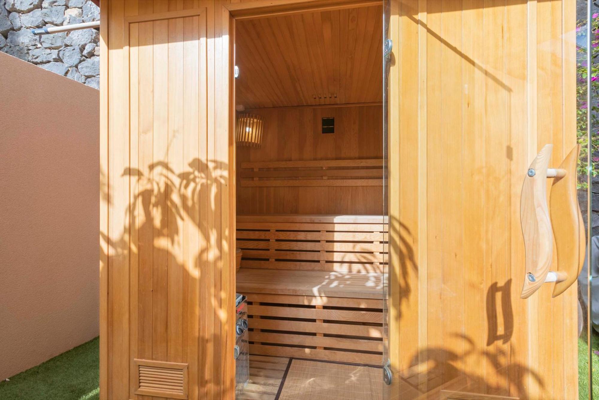 My Island Escape - Sea Views - Private Pool, Sauna Puerto de Santiago  Bagian luar foto